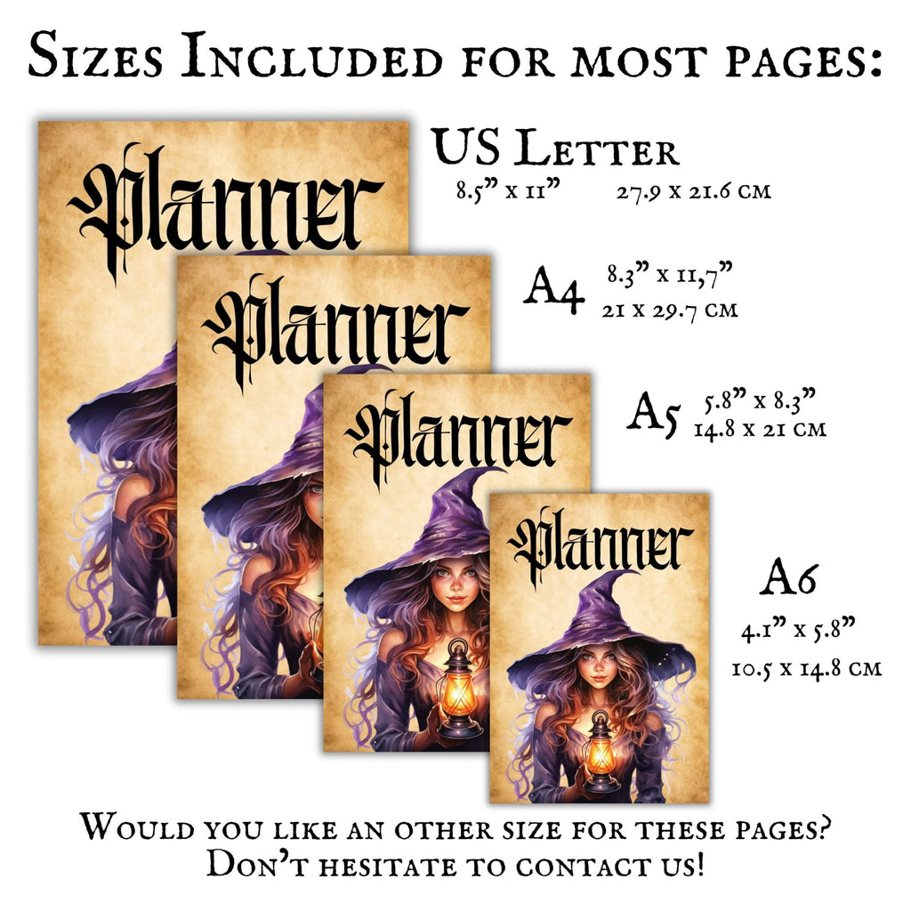 Undated Witchy Life Planner
