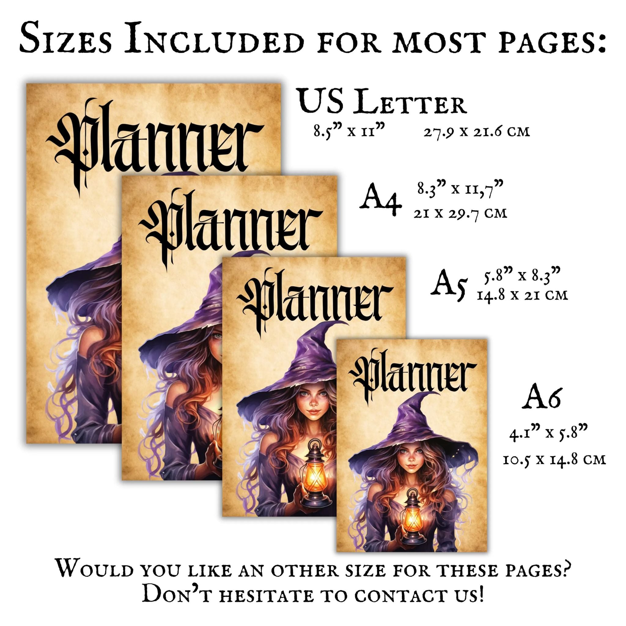 Undated Witchy Life Planner