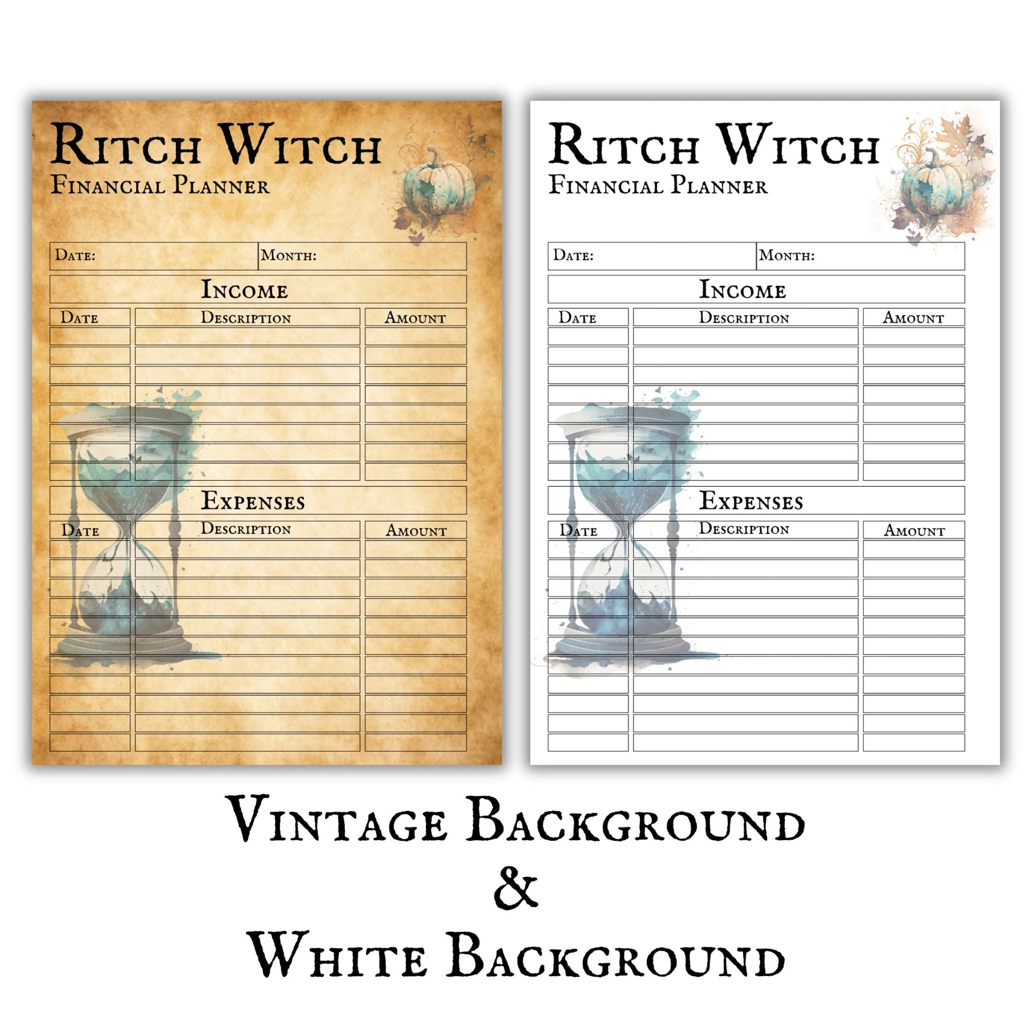 Witchy Finance Planner