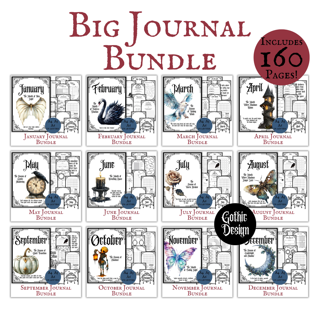 Big Gothic Journal Bundle