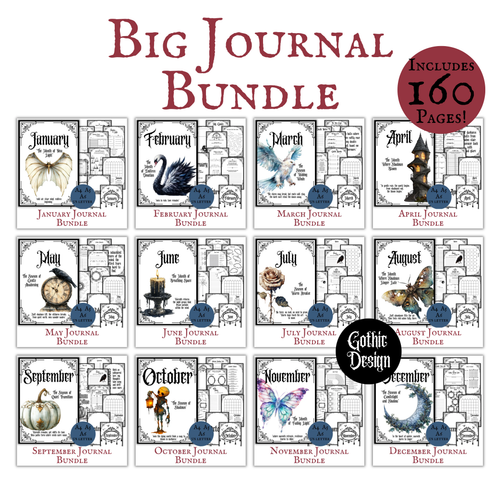 Big Gothic Journal Bundle