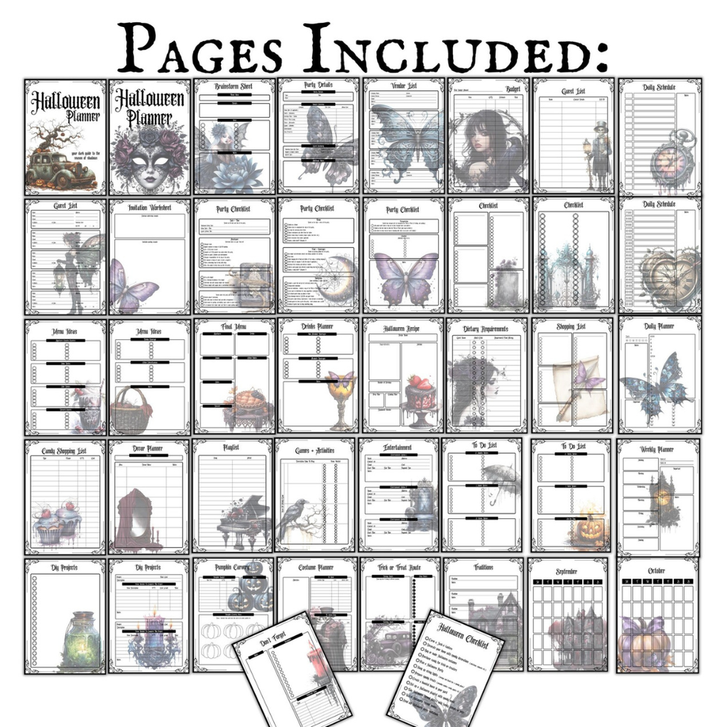Halloween Planner