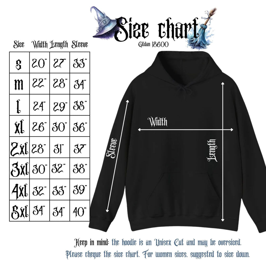 Gothic Hoodie "I'm not mean, You're just too sensitive"