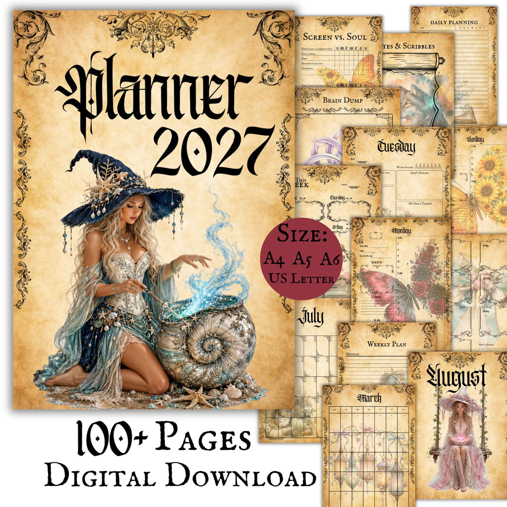 witchy planner 2027