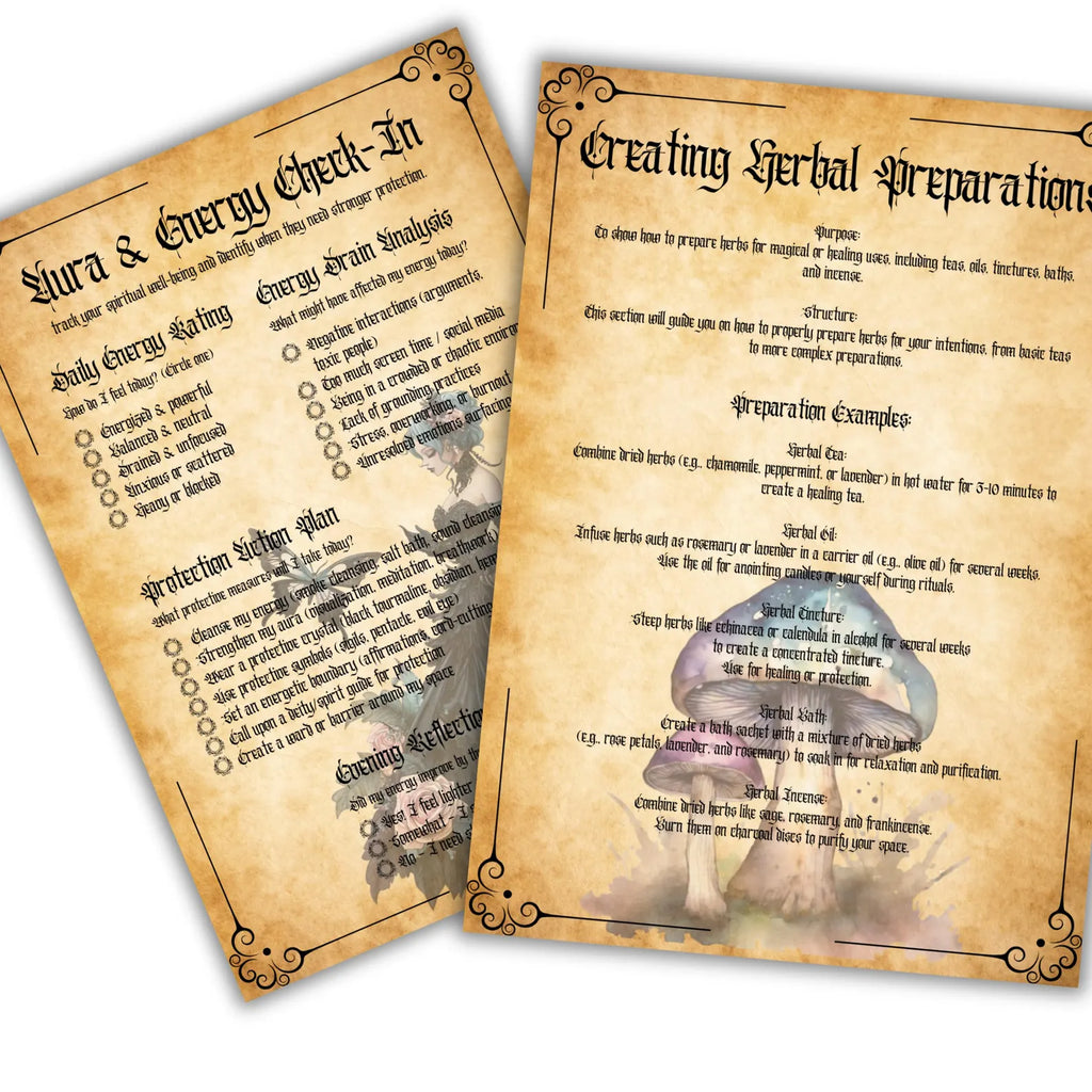 Witchy Home Binder