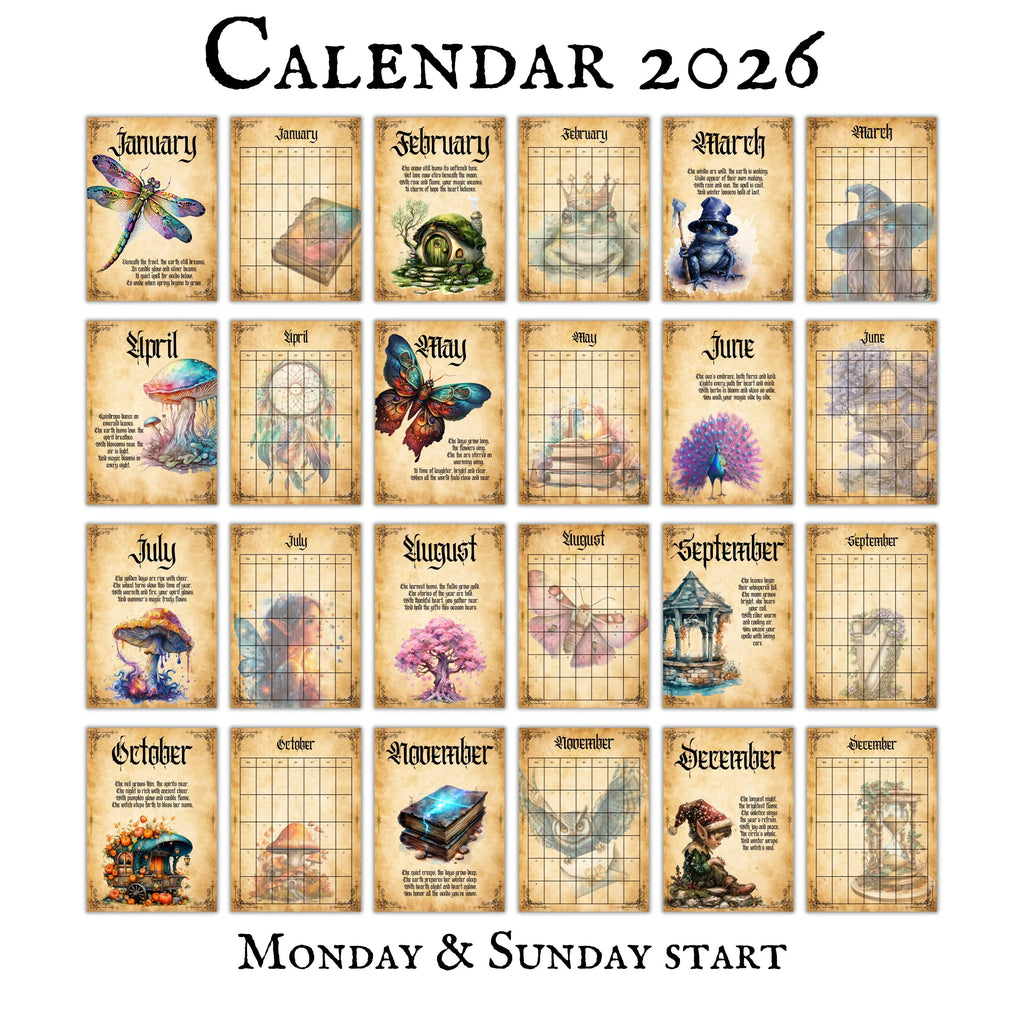 Witchy Planner 2026