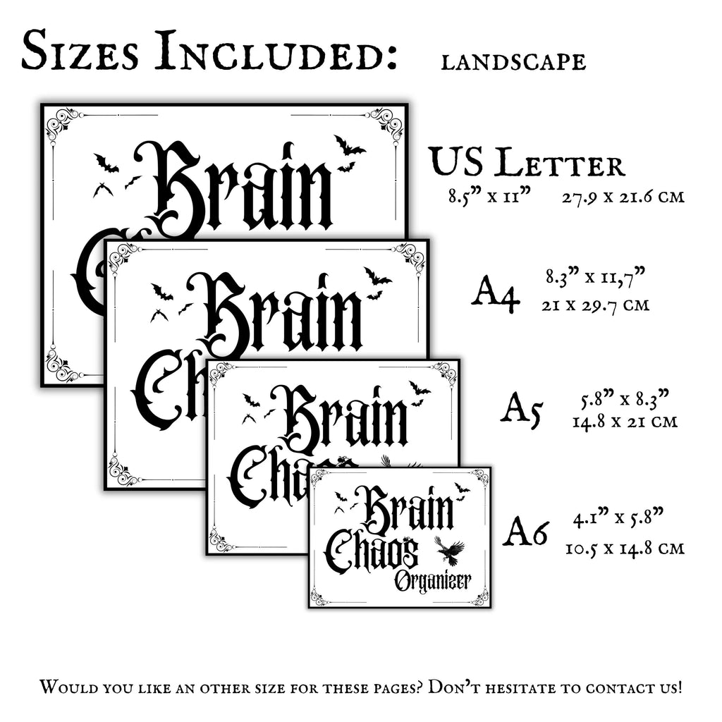 Gothic Brain Chaos Organizer