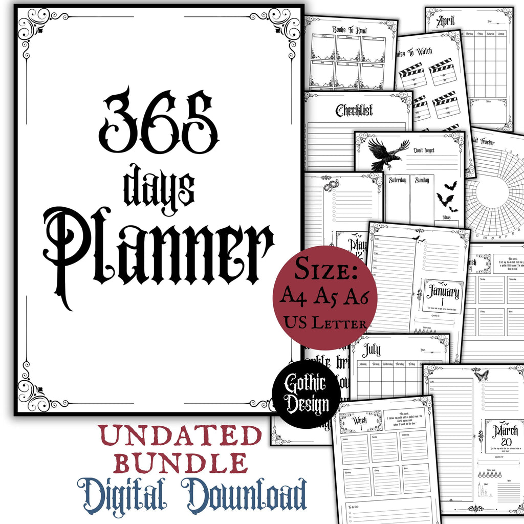 Gothic Planner 365 Days