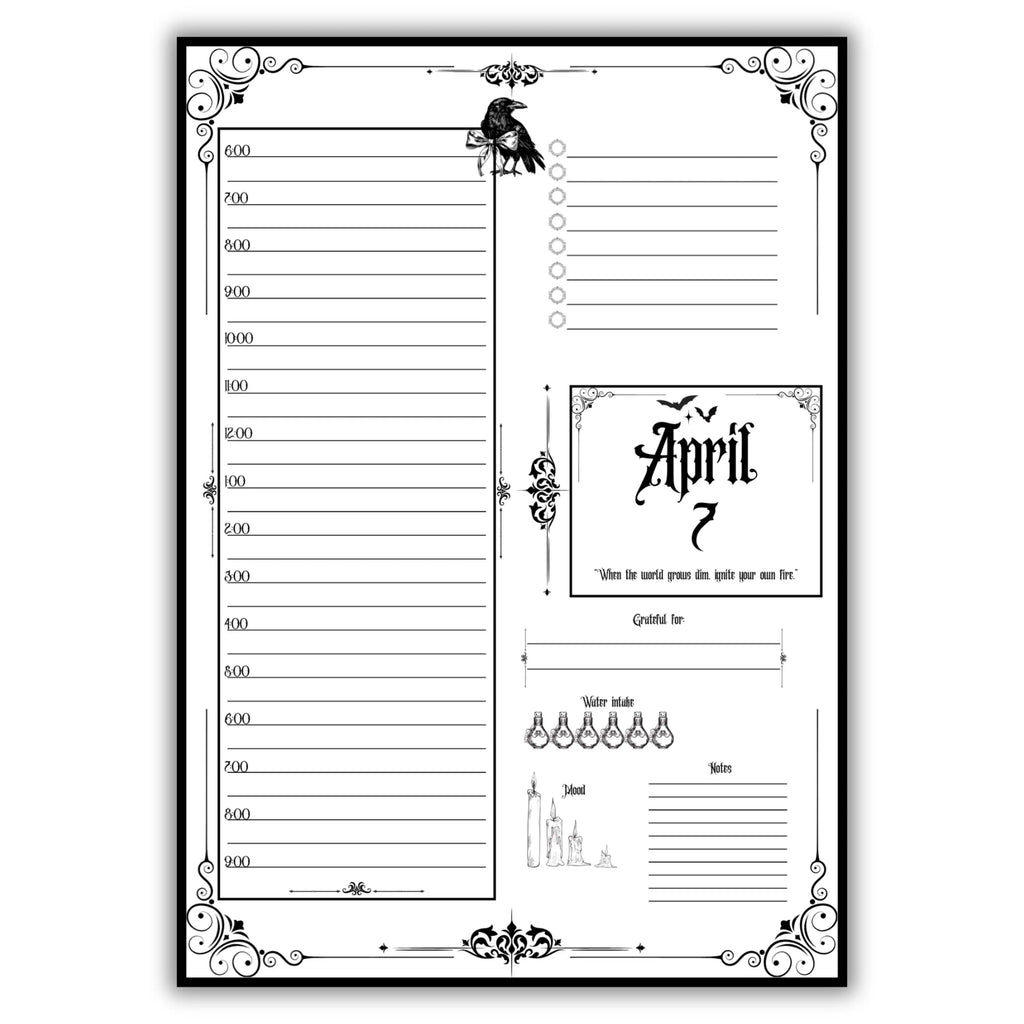 365 Days Gothic Planner