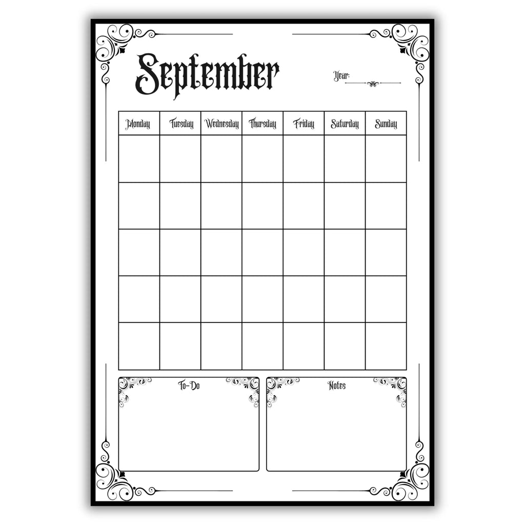 365 Days Gothic Planner