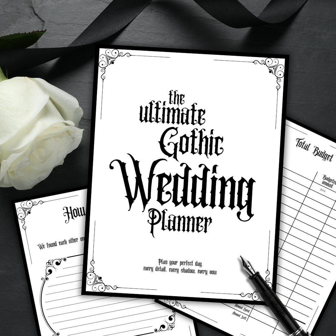 The Ultimate Gothic Wedding Planner