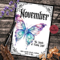 Gothic November Undated Journal Planner Pages