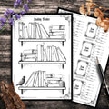 Gothic reading tracker bundle