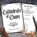 Cathedrals of Chaos  Gothic ADHD Workbook Printable Gothic Structure for the Distracted Soul  ADHD Journal & Planner PDF